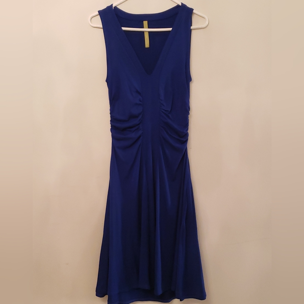 GREEN DRAGON sleeveless cotton dress